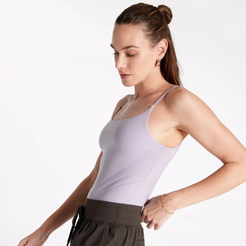 CALIA Women's Inspire Lite CAMI Bodysuit Purple Gray Dri-fit Stretch Size XL - Picture 6 of 8